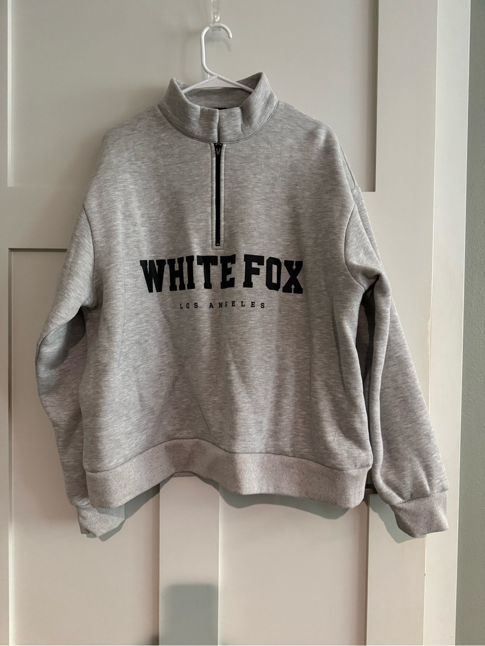 NWOT White Fox quarter zip sweatshirt size S/M